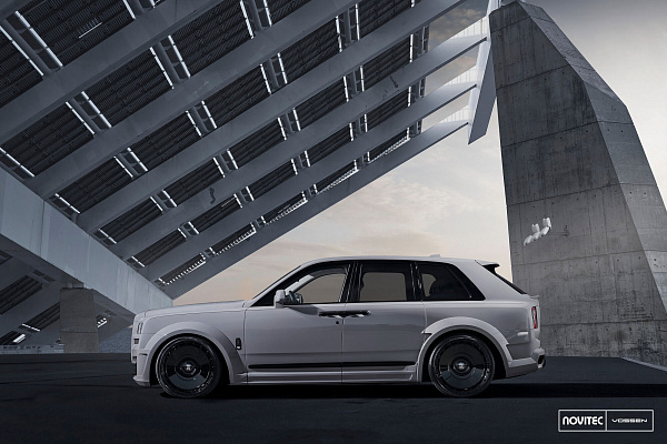 Фото дисков NOVITEC SP3 Черный глянец на Rolls-Royce Cullinan