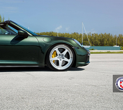 Фото дисков HRE 527 на Porsche 911 VIII