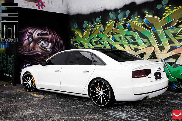 Фото дисков Vossen CVT Алмазная проточка на Audi A/S 8 (D4)