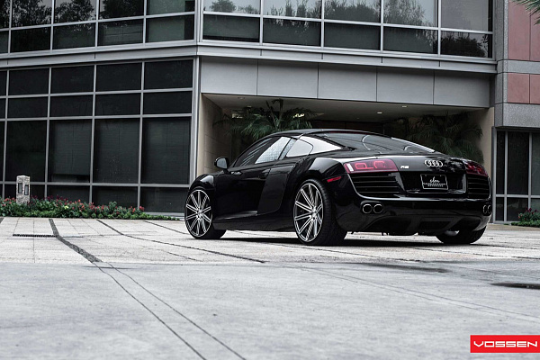 Фото дисков Vossen CV4 Алмазная проточка на Audi R8 (Typ 42)