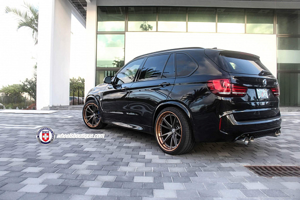 Фото дисков HRE S104 Сатиновый темный лак на BMW X5/X5 M (F15/F85)