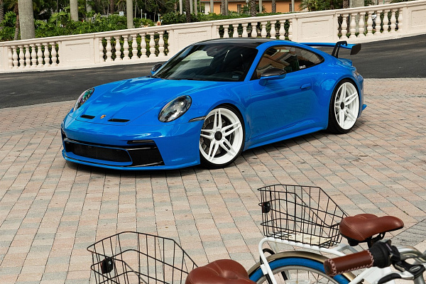 Фото дисков Anrky AN27 Белый глянец на Porsche 911 VIII
