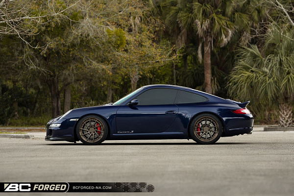 Фото дисков BC Forged HCA210 Сатиновая бронза на Porsche 911 VI