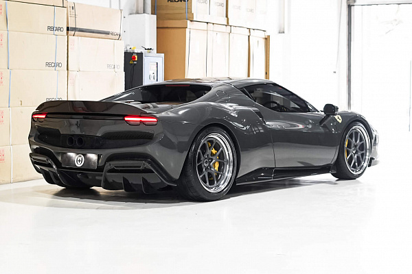 Фото дисков HRE 521 Сатиновый тонированный лак на Ferrari 296
