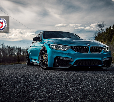 Фото дисков HRE P104SC на BMW 3/M3 (F3x/F80)