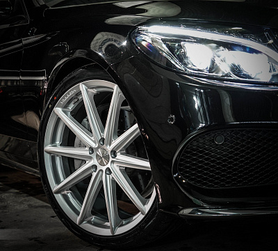 Фото дисков Vossen VFS-10 на Mercedes-Benz C-Class (W205)