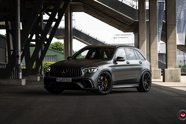 Фото дисков Vossen S21-01 Черный сатин на Mercedes-Benz GLC (X253, C253)