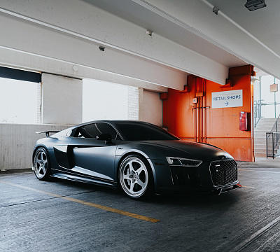 Фото дисков HRE 527 на Audi R8 (4S)