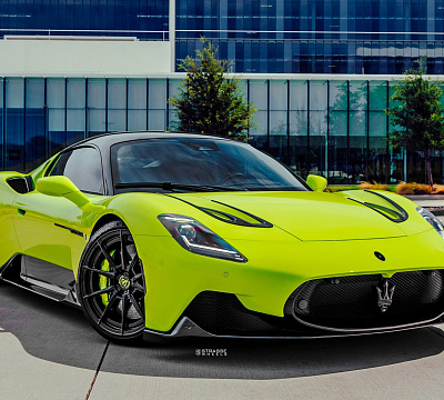 Фото дисков Strasse Wheels SV10 Deep Concave Duoblock на Maserati MC20