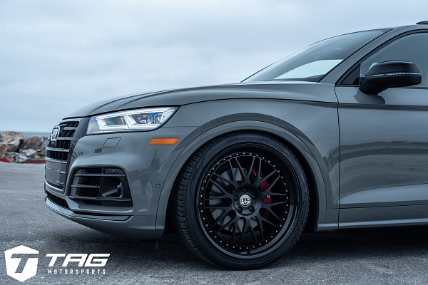 Фото дисков HRE 540C Черный сатин на Audi Q5 (FY)
