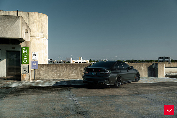 Фото дисков Vossen HF-2 Черный глянец на BMW 3/M3 (G2x/G80)