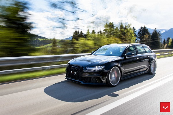 Фото дисков Vossen CV3 Серебро на Audi A/RS 6 (C7)
