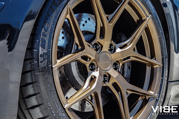 Фото дисков Vossen HF-5 Сатиновая бронза на BMW 3/M3 (E90)