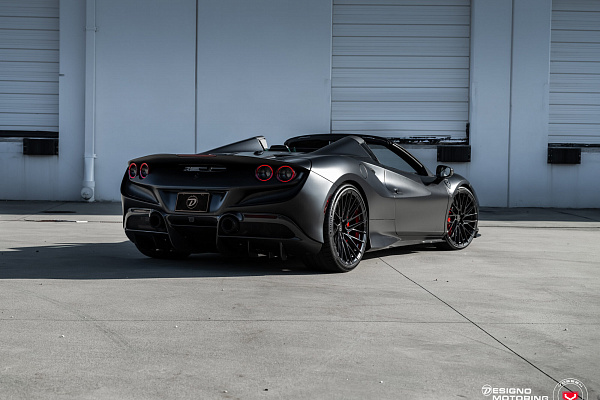 Фото дисков Vossen EVO-6T Черный глянец на Ferrari F8