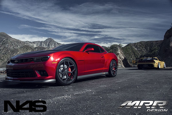 Фото дисков MRR M228 Черный глянец на Chevrolet Camaro V