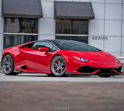 Фото дисков Strasse Wheels SM5R Deep Concave FS на Lamborghini Huracan
