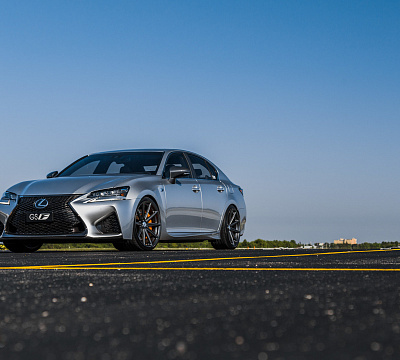 Фото дисков Vossen VFS-10 на Lexus GS IV