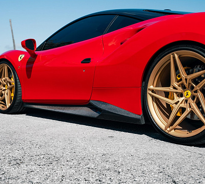 Фото дисков Anrky S1-X3 на Ferrari 488
