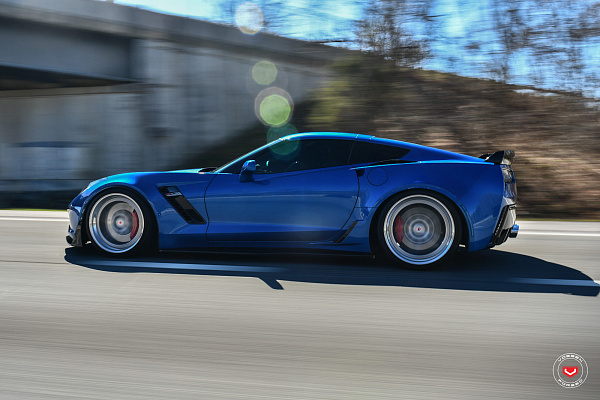 Фото дисков Vossen M-X1 (3-Piece) Глянцевый лак на Chevrolet Corvette C7