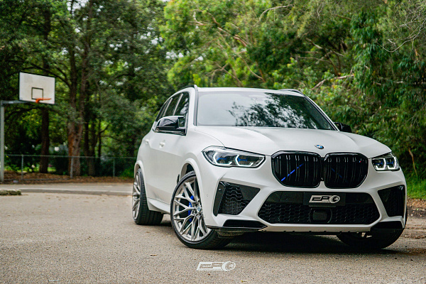 Фото дисков HRE P200 Сатиновый тонированный лак на BMW X5/X5 M (G05/G18/F95)
