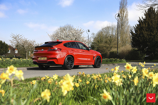 Фото дисков Vossen HF-4T Черный глянец на BMW X4/X4 M (G02/F98)