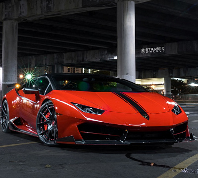 Фото дисков Strasse Wheels SM5R Deep Concave Duoblock на Lamborghini Huracan
