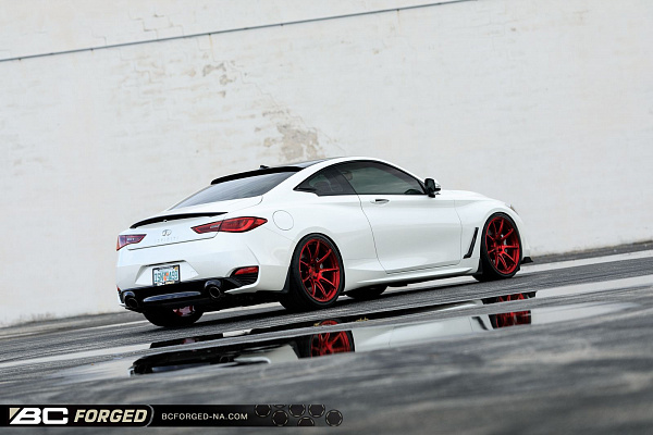 Фото дисков BC Forged RZ39 Красный глянец на Infiniti Q60 II
