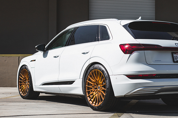 Фото дисков Brixton Forged HS1 Сатиновая медь на Audi E-tron