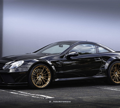 Фото дисков HRE P103 на Mercedes-Benz SL (R230)