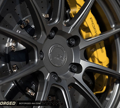 Фото дисков BC Forged RZ10 на Porsche Cayman II