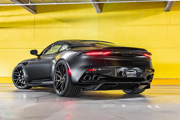 Фото дисков Brixton Forged PF8 Черный сатин на Aston Martin DBS 3