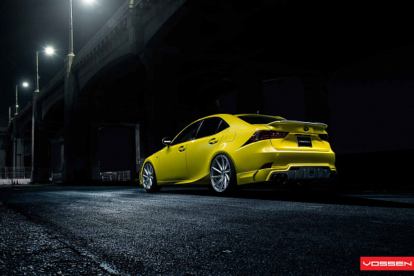 Фото дисков Vossen CVT Серебро на Lexus IS II