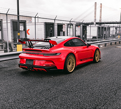 Фото дисков Brixton Forged TR20 на Porsche 911 VIII
