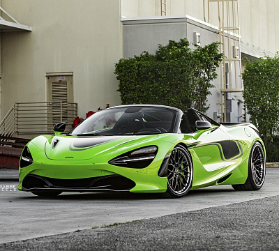 Фото дисков Strasse Wheels SV10M Deep Concave FS на McLaren 720S