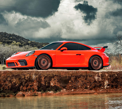 Фото дисков HRE 501 на Porsche 911 VII