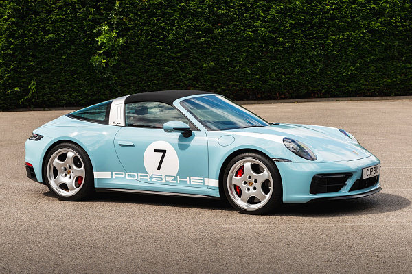 Фото дисков Kahn Cup 1 Remastered 3-Piece Серебро на Porsche 911 VIII