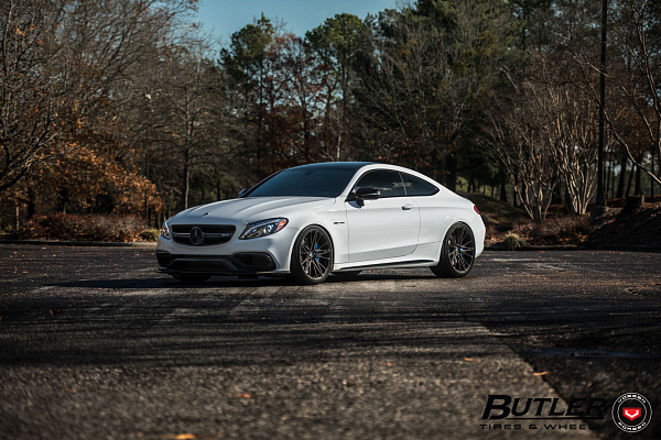 Фото дисков Vossen M-X6 Черный сатин на Mercedes-Benz C-Class (W205)