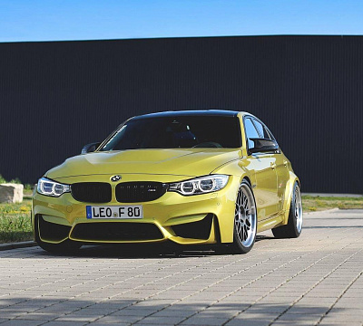 Фото дисков HRE C100 на BMW 3/M3 (F3x/F80)