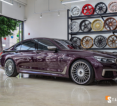 Фото дисков Vossen HF-8 на BMW 7 (G11/G12)