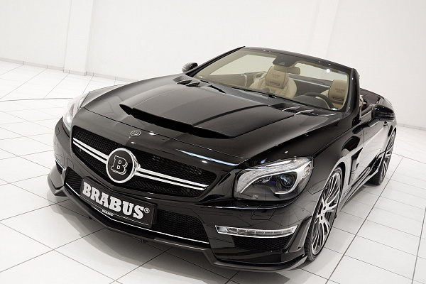 Фото дисков BRABUS Monoblock R (Platinum Edition) Глянцевый графит на Mercedes-Benz SL (R230)