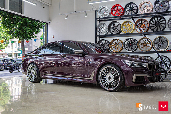 Фото дисков Vossen HF-8 Глянцевый лак на BMW 7 (G11/G12)