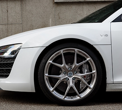 Фото дисков HRE P101 на Audi R8 (Typ 42)
