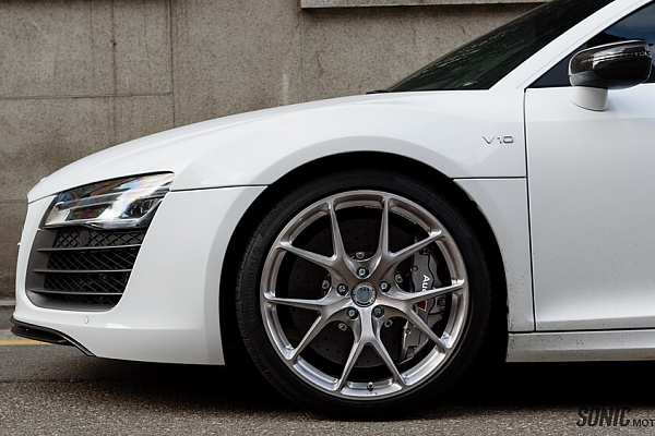 Фото дисков HRE P101 Глянцевый тонированный лак на Audi R8 (Typ 42)