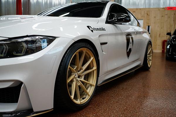 Фото дисков Anrky AN13 Глянцевая шампань на BMW 4/M4 (F32/F82)