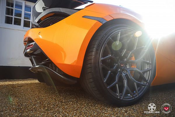 Фото дисков Vossen S17-01 Глянцевый темный лак на McLaren 720S