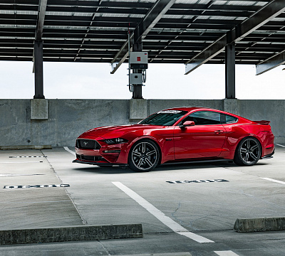 Фото дисков Vossen HF-1 на Ford Mustang VI