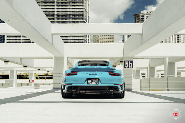 Фото дисков Vossen RS19 Черный глянец на Porsche 911 VIII