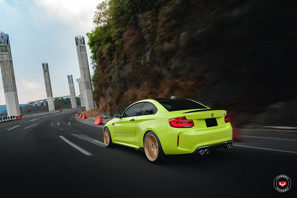 Фото дисков Vossen M-X6 Глянцевая шампань на BMW 2/M2 (F22/F87)
