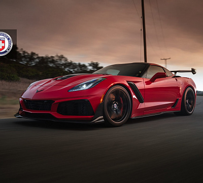 Фото дисков HRE R101 Lightweight на Chevrolet Corvette C7