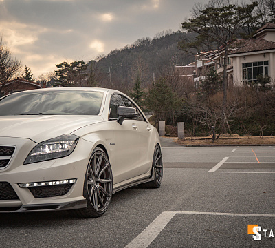 Фото дисков Vossen HF-3 на Mercedes-Benz CLS (C218)